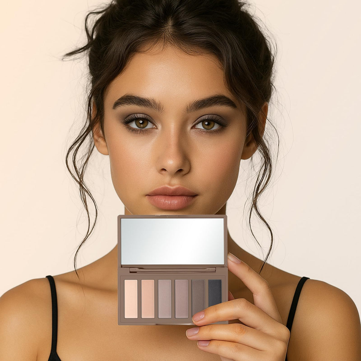 SUSIKEKI on-model wearing daytime neutral look showing natural enhancement