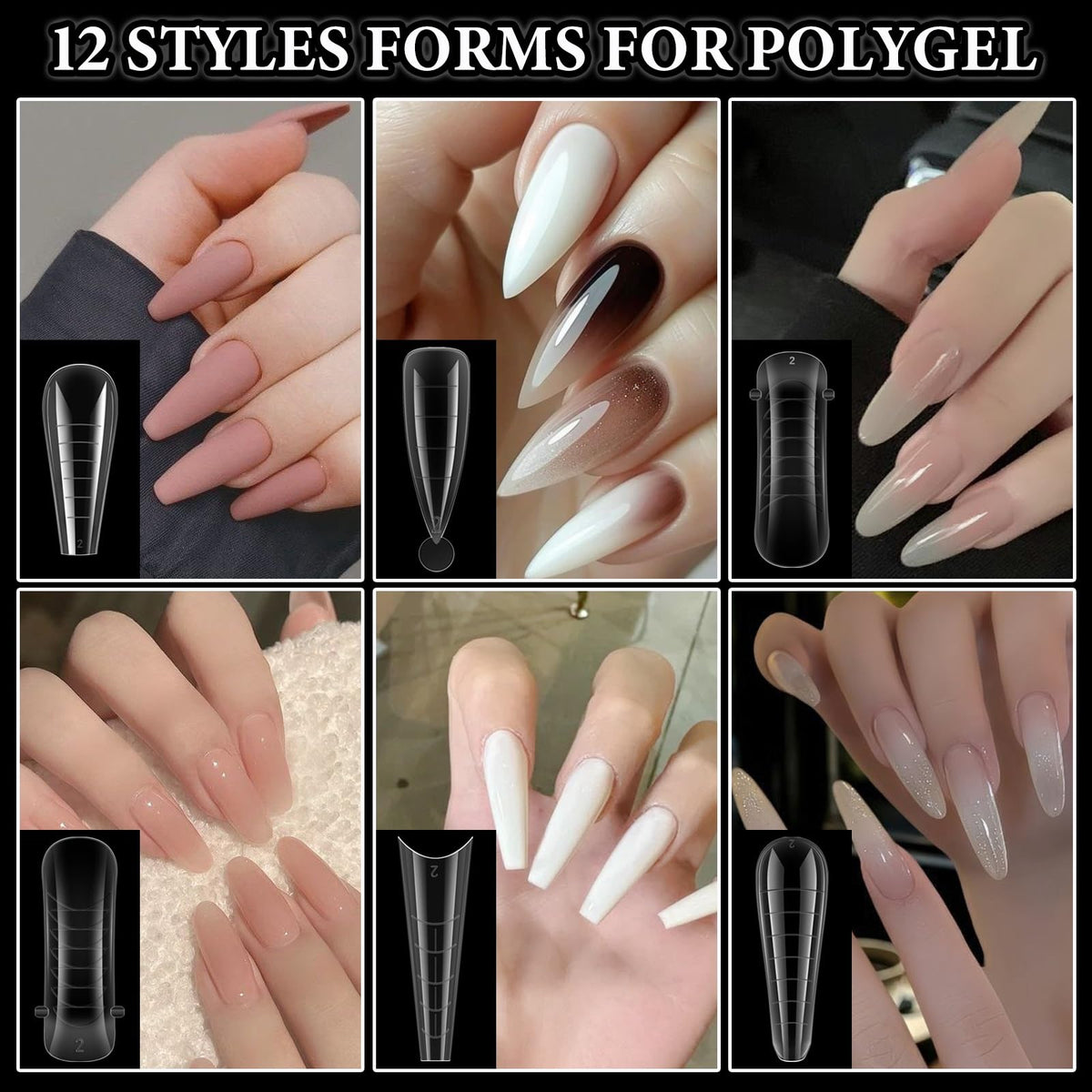 SUTOKAKA form being pressed onto nail with clip for secure curing and even extensions
