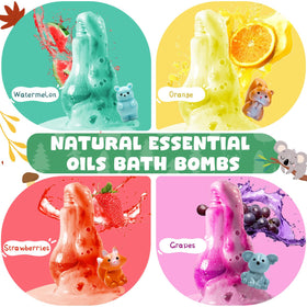 SUYFEIFAN bright multicolored foam in bathtub creating playful sensory fun