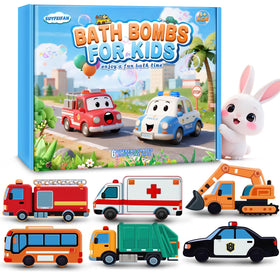 SUYFEIFAN front box packaging showing six colorful car shapes and playful graphics