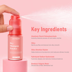 SUYSUNY powder texture close-up illustrating oil absorption and lift