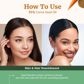 SVA ORGANICS applied to hair during treatment for improved hair manageability