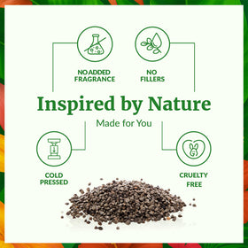 SVA ORGANICS hemp seed oil pouring to show texture and lightweight consistency benefit