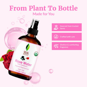 SVA ORGANICS misting hair to show lightweight scent and convenient refresh