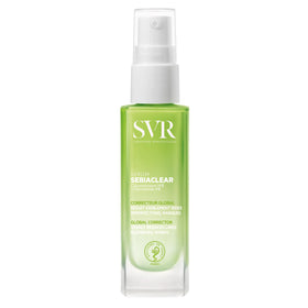 SVR Sebiaclear serum front packaging showing product and label benefit