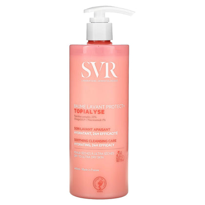 SVR Topialyse front packaging showing jar and benefits for sensitive skin