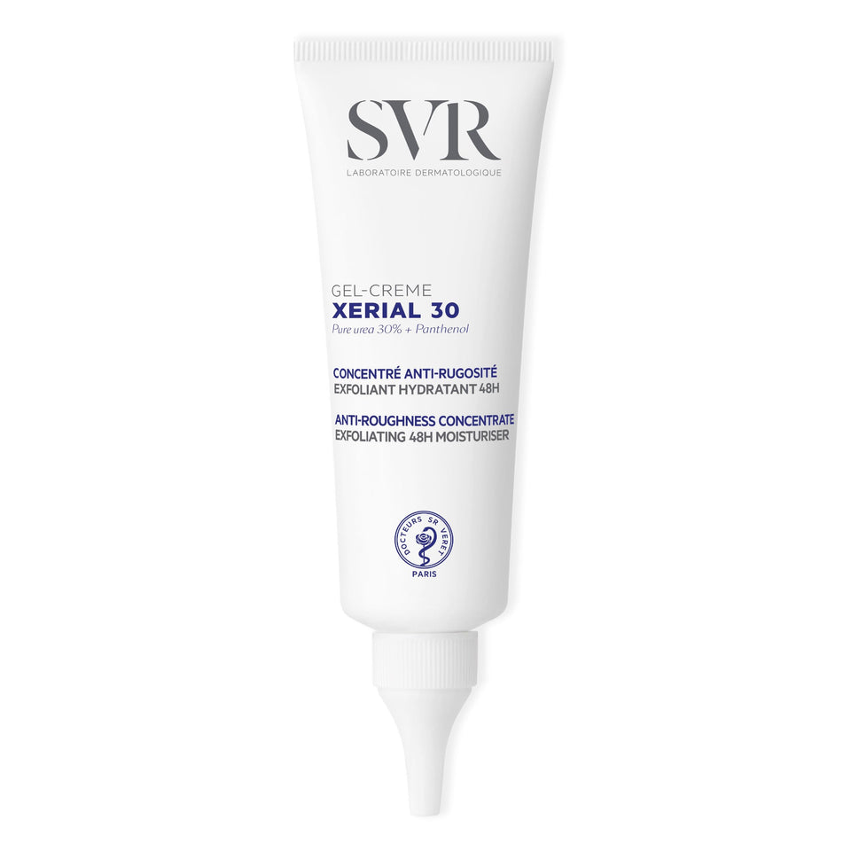 SVR Xerial 30 front packaging showing tube and label, clear product identification and benefit
