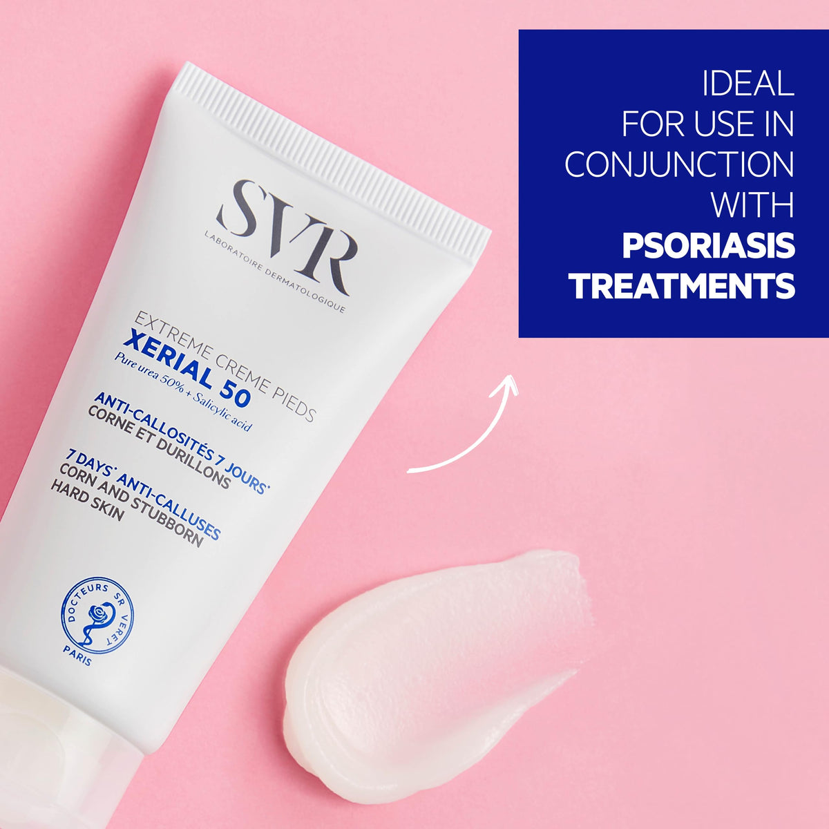 SVR Xerial 50 on bathroom shelf in routine setting conveying daily care ease