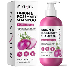 Svvimer front bottle showing product branding and volumizing benefit