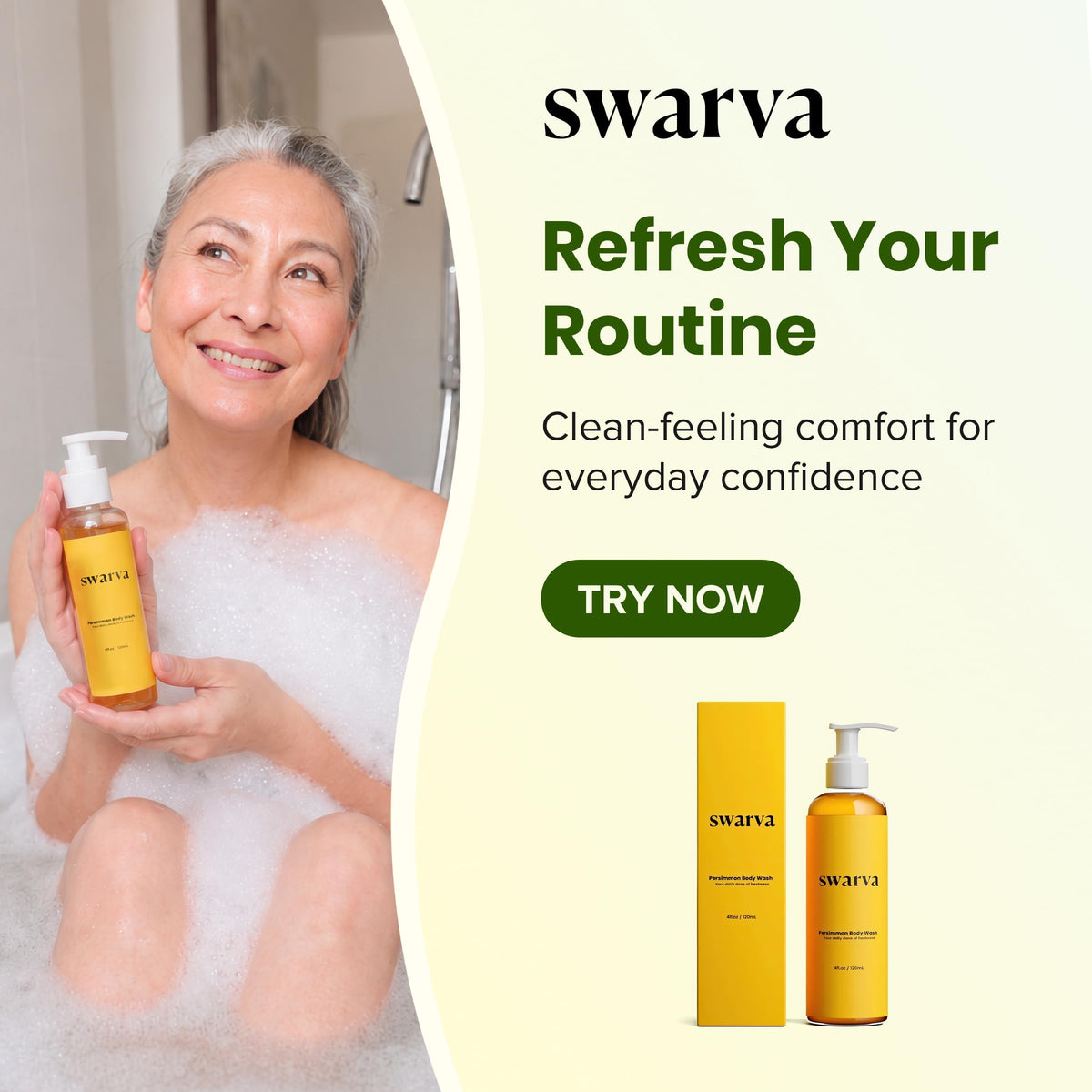 Swarva bottle in travel bag illustrating portability and reliable care