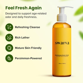 Swarva pump dispenser close-up with readable label and easy dispensing