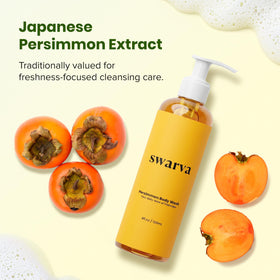 Swarva creamy lather texture demonstrating deep-cleaning foam