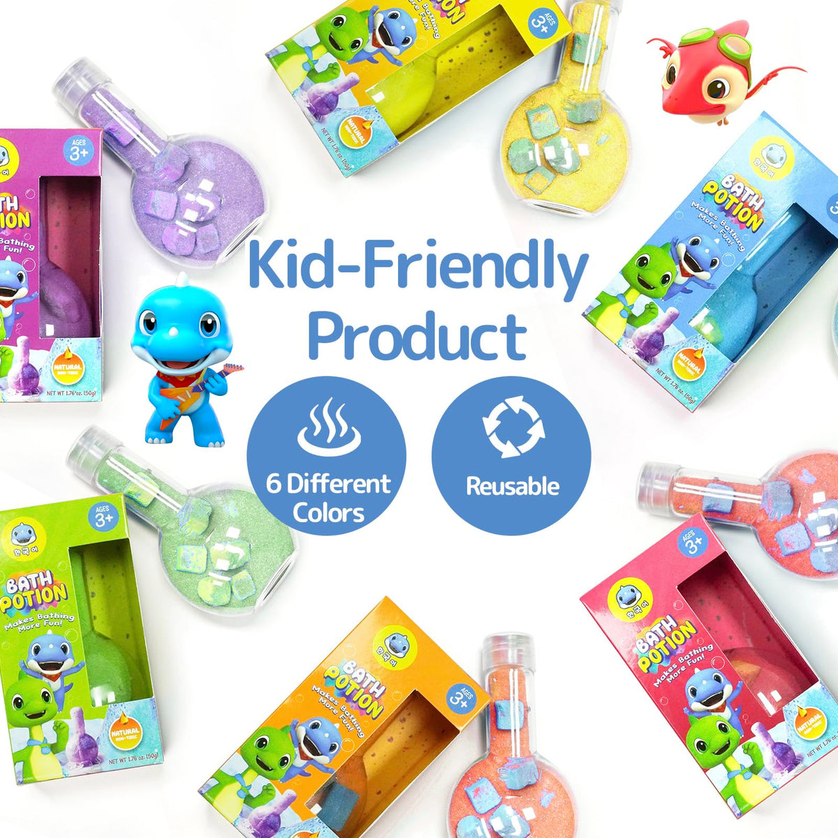 SWCANDY potion held in hand to show size and easy single-use convenience