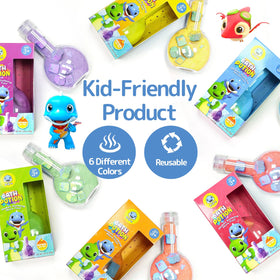 SWCANDY potion held in hand to show size and easy single-use convenience
