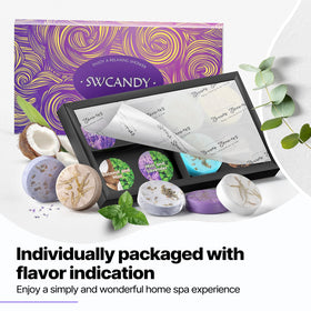 SWCANDY tablet held in hand showing compact size and travel convenience