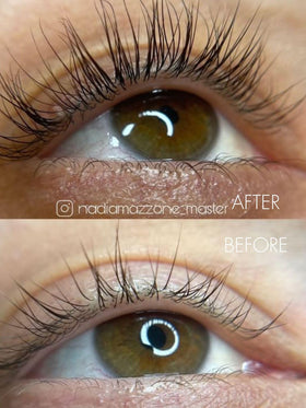 Sweed open applicator detail demonstrating precise lash application