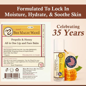 Sweet Bee Naturals balm texture close-up highlighting creamy hydration