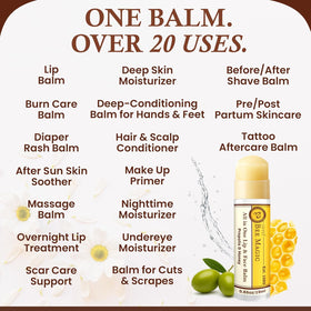 Sweet Bee Naturals used on cuticles and tattoos for targeted hydration