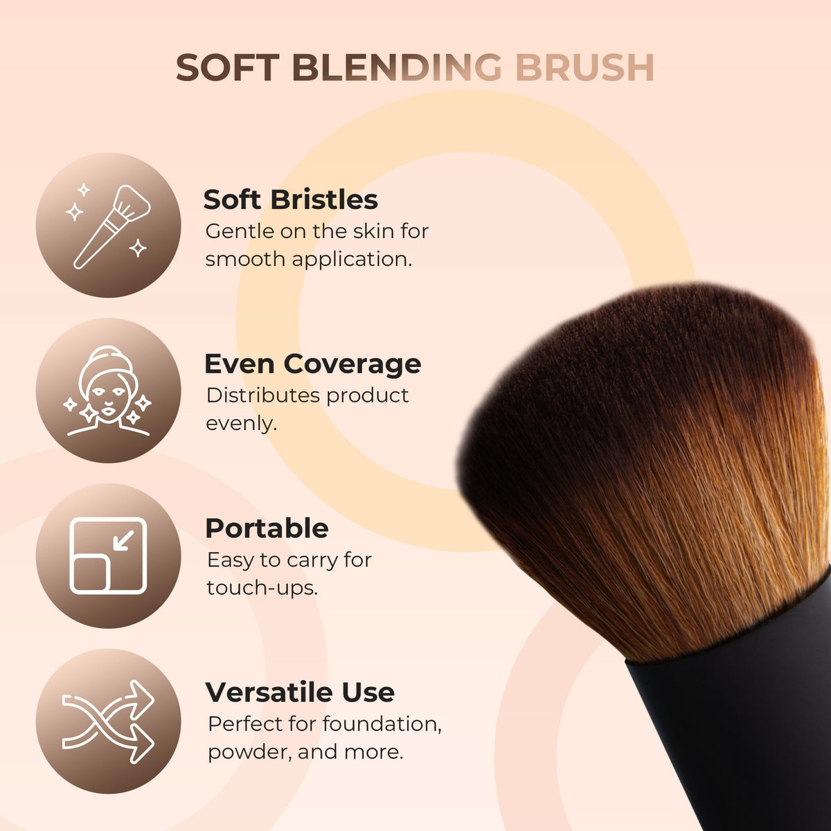 Sweet Face Minerals finishing powder swatch illustrating blurred, photo-ready finish