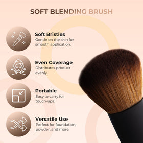 Sweet Face Minerals finishing powder swatch illustrating blurred, photo-ready finish