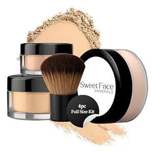 Sweet Face Minerals front packaging showcasing warm shade full kit for easy identification