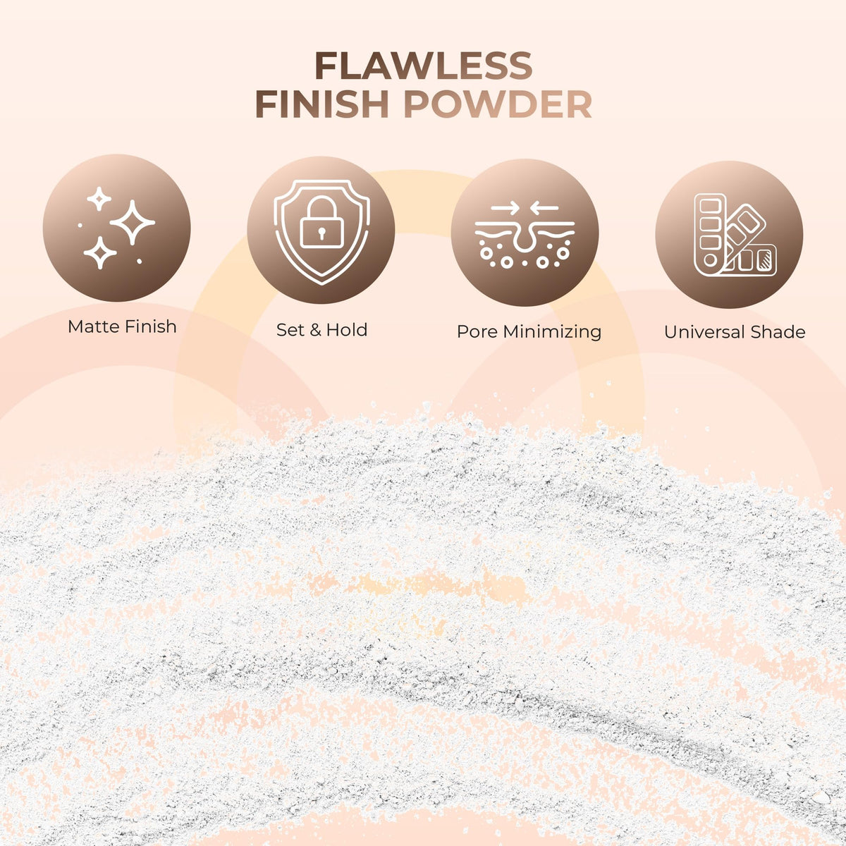 Sweet Face Minerals jar held in hand to show true size and travel-friendly portability