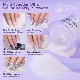 SWEET TREND close-up of ultra-fine powder texture for smooth application