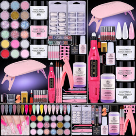 SWEET TREND front packaging showing full starter acrylic kit for convenience
