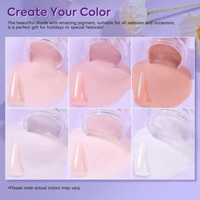 SWEET TREND acrylic liquid with dappen dish highlighting easy mixing