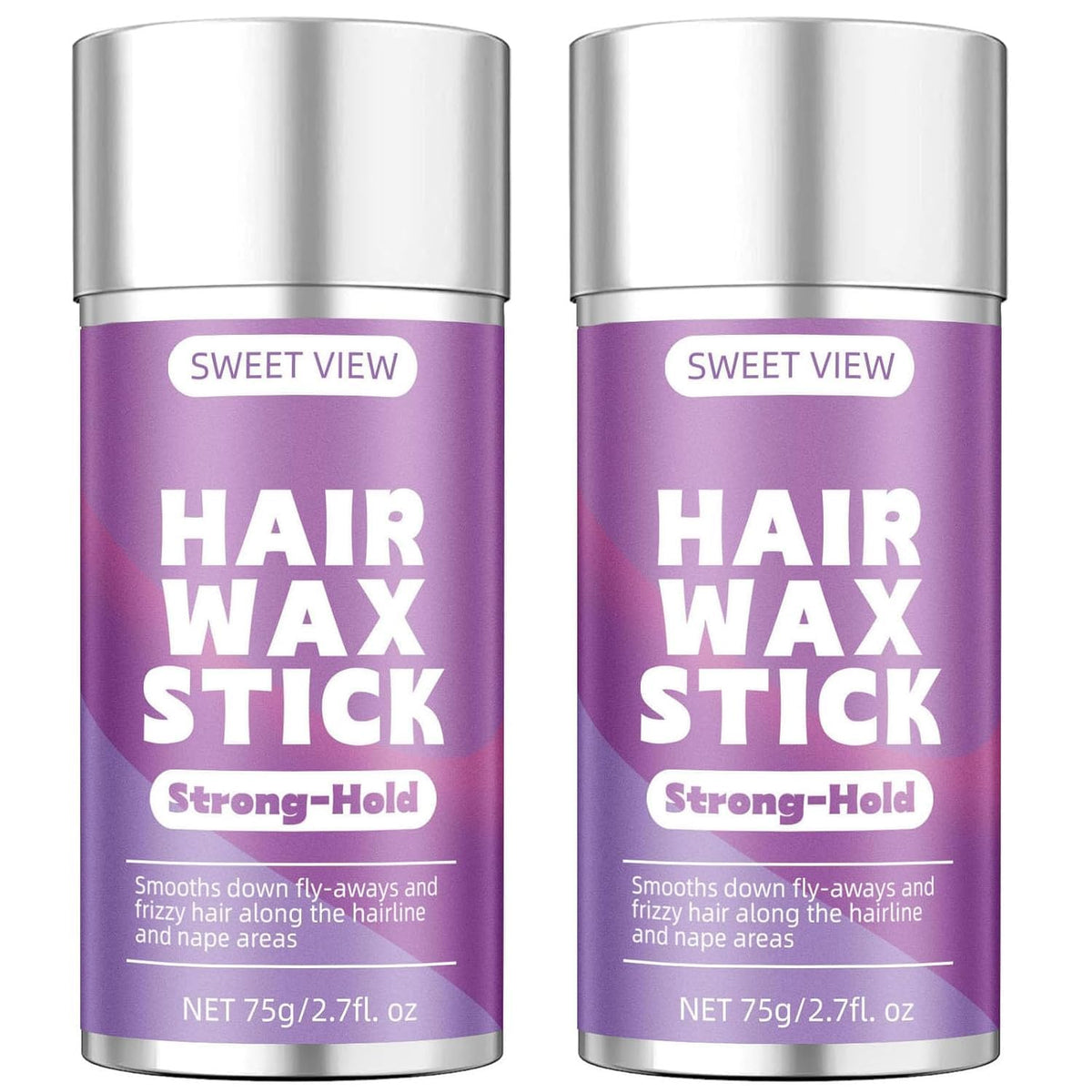 SWEET VIEW front packaging showing two wax sticks and benefits