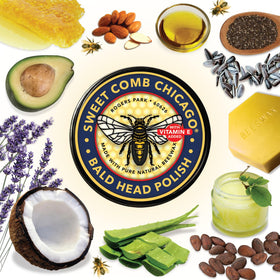 Sweet Comb Chicago open tin close-up showing smooth polish texture for easy application