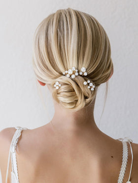SWEETV closeup of pearls highlighting delicate texture and elegance