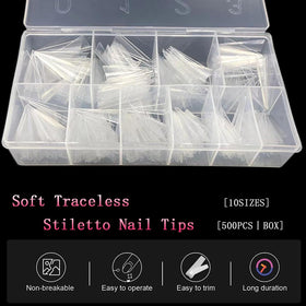 SWETIDY close-up of tip edge and smooth surface, durable for filing and polish