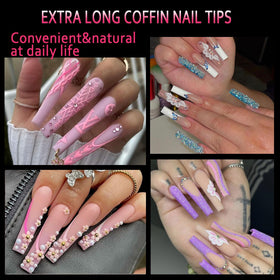 SWETIDY decorated coffin tips in lifestyle scene showing finished look