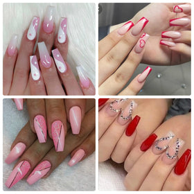 SWETIDY lifestyle bridal manicure showing finished square nails for elegant event-ready look benefit