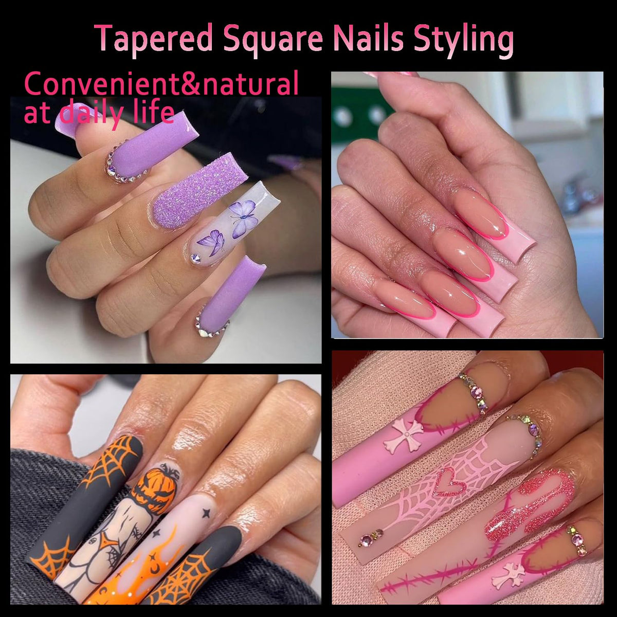 SWETIDY salon scene with tips and polish illustrating professional-ready supply benefit