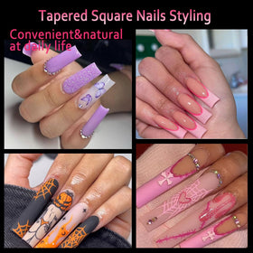 SWETIDY salon scene with tips and polish illustrating professional-ready supply benefit