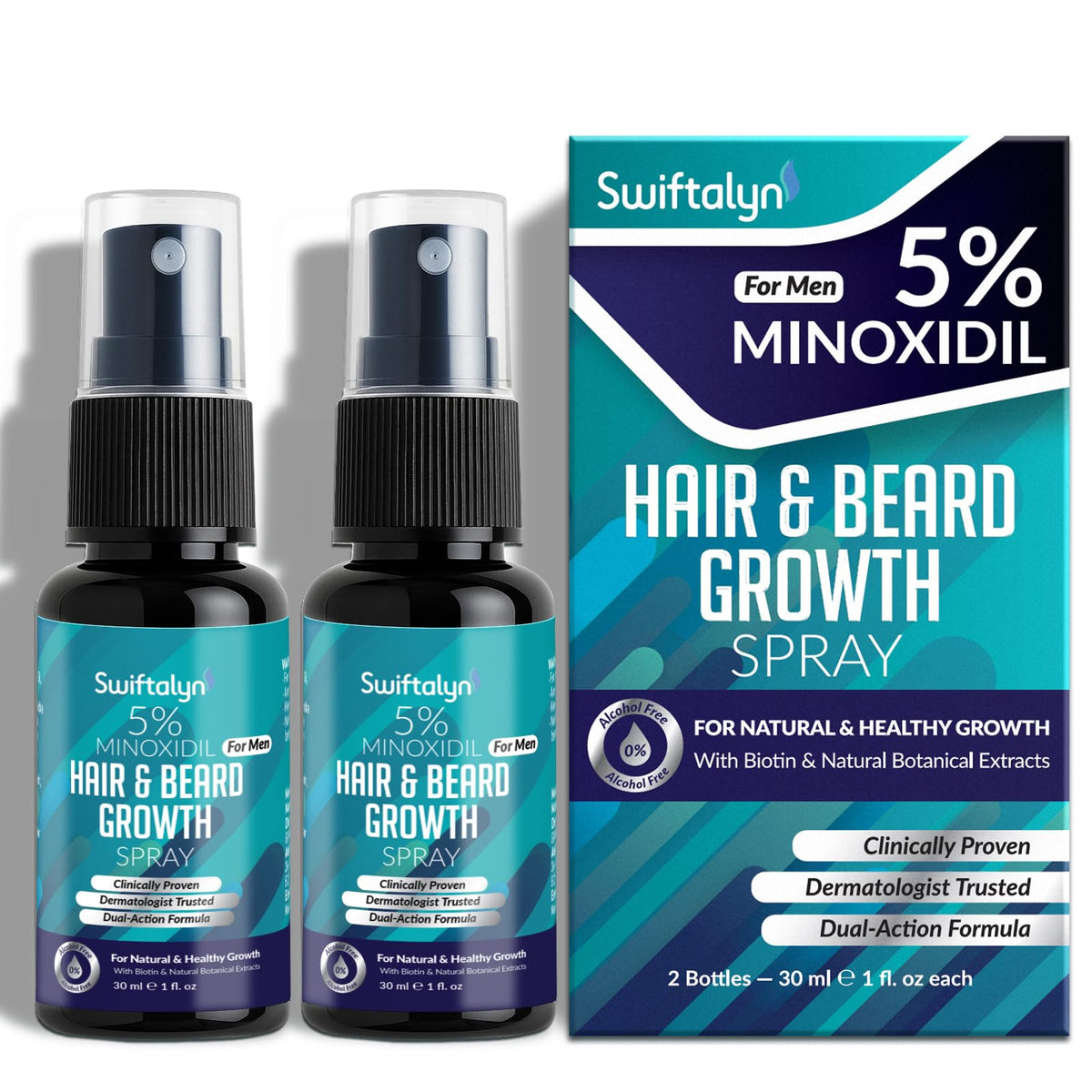 Swiftalyn front packaging showing product and label benefits