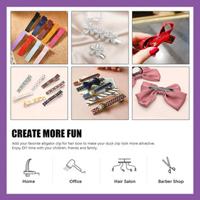 Swpeet decorated clip with bow showing DIY accessory potential