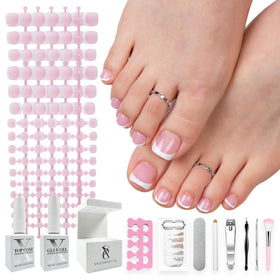 SXC front packaging showing French tip set and quick application benefit
