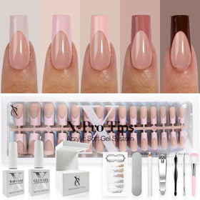 SXC front packaging showing kit contents and salon look benefit
