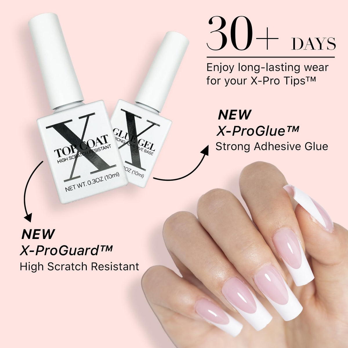 SXC top coat brush stroke showing glossy protective finish
