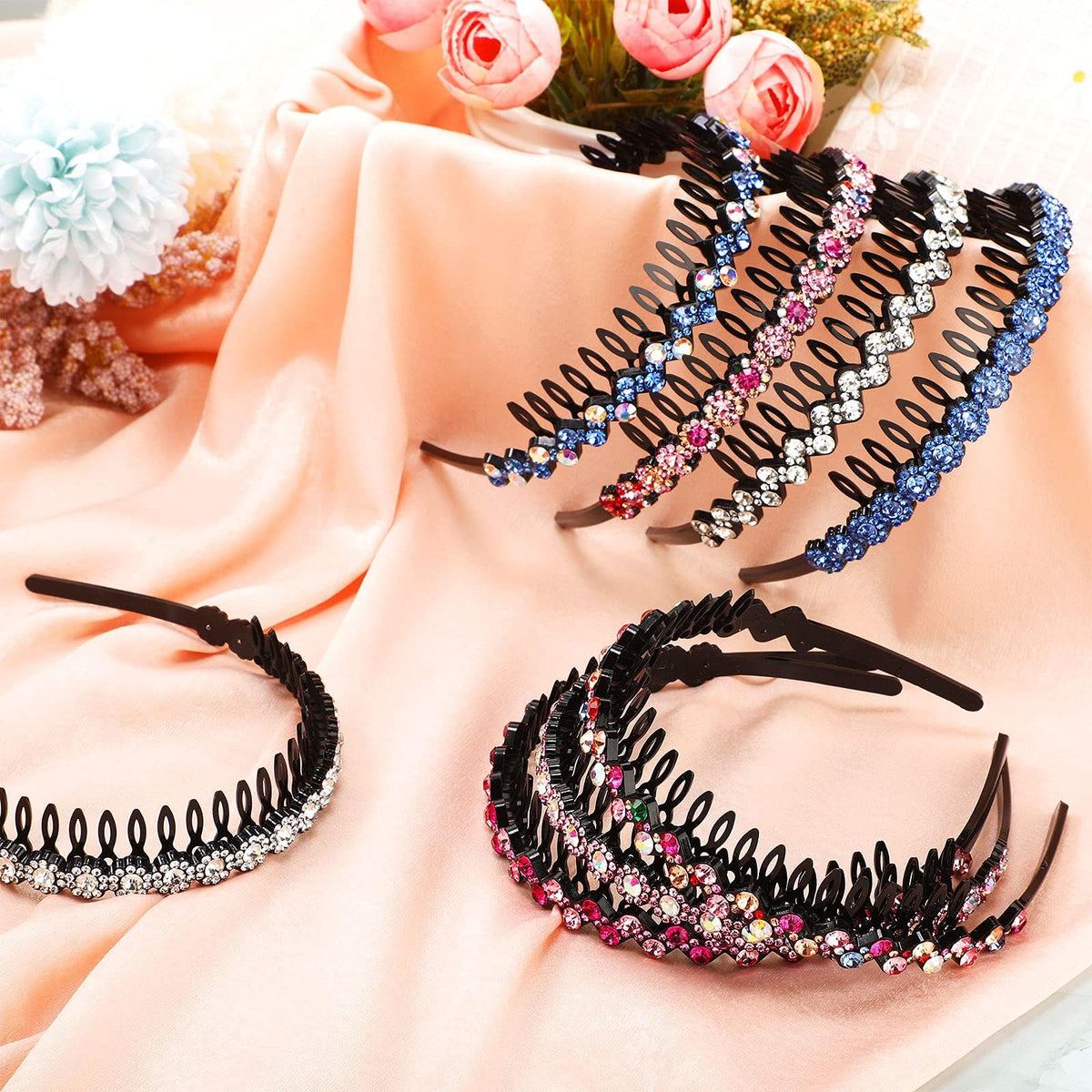 Syhood assorted wave and flower styles displayed for styling versatility