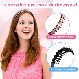 Syhood headband worn in hair during casual outing demonstrating comfortable hold