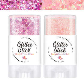SYPAFG front packaging showing two glitter sticks and vibrant colors for easy selection