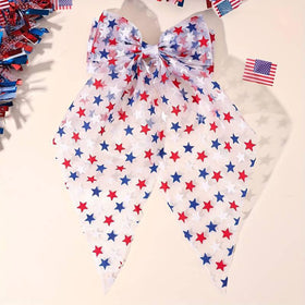 syyoo close-up of star print tulle highlights texture and clear pattern