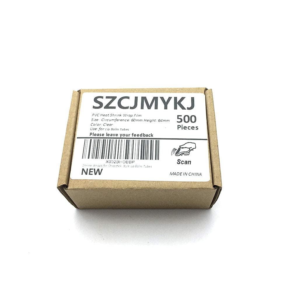 SZCJMYKJ finished retail display of wrapped lip balms showing polished look and tamper-evidence