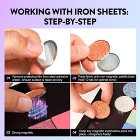SZDYM pans arranged in palette demonstrating neat, space-saving organization