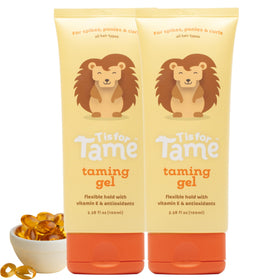 T is for Tame front packaging showing two tubes, clear product benefit visible