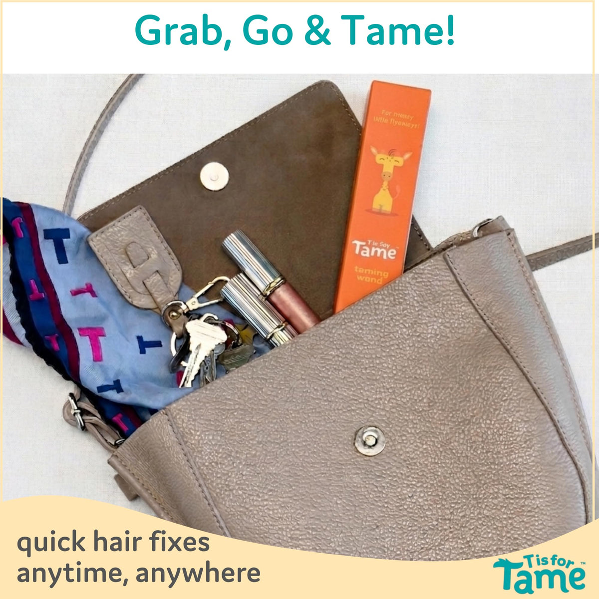 T is for Tame with coconut and jojoba to highlight nourishing oils